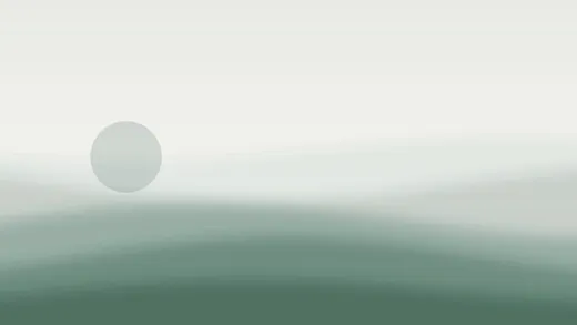 A pale waterline under a wide, empty sky
